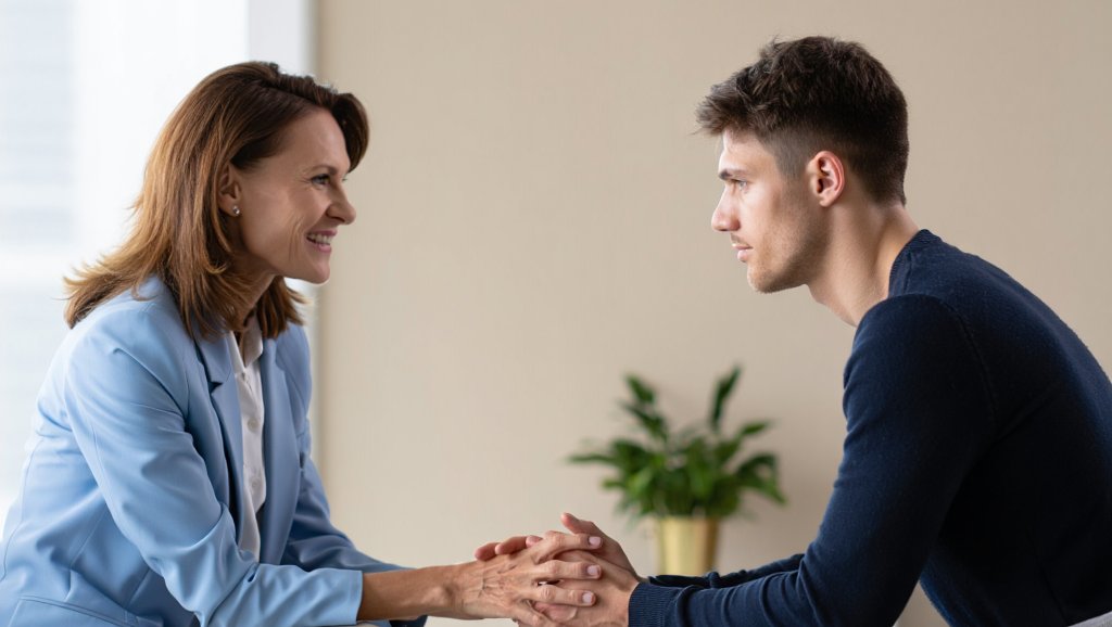 Мужчина на приеме у врача